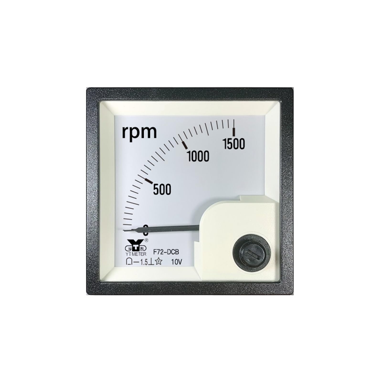 NURII F72-DCB Marine Tachometer 10V Input 200rpm 1000r/min 1500rpm Pointer DC CP72(1500rpm/10V)