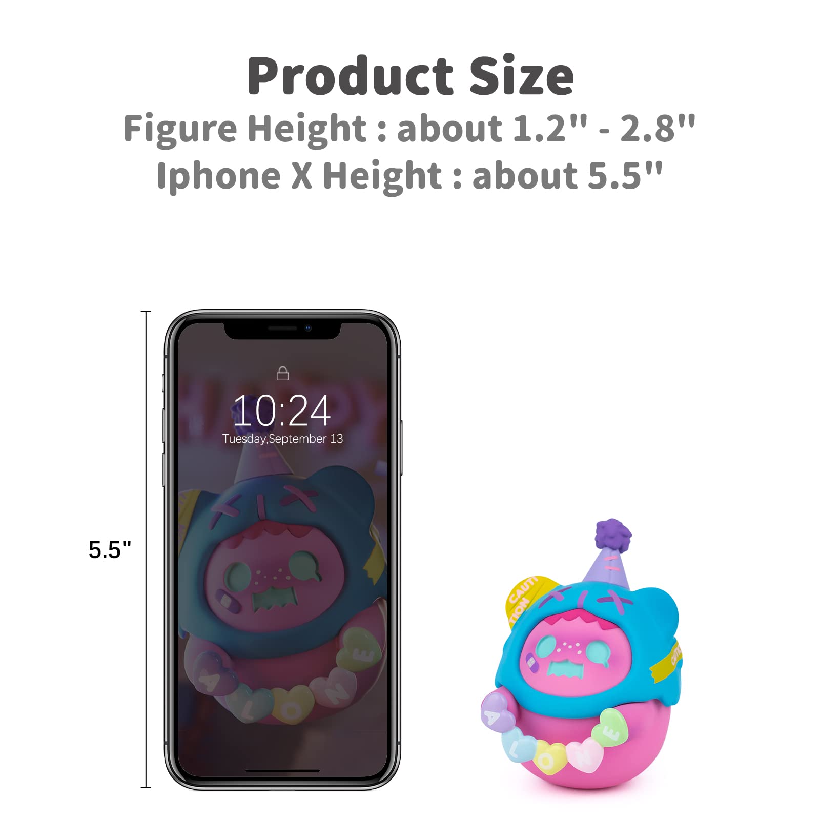 BEEMAI Ghost Bear Birthday Alone Series 1PC Random Design Cute Figures Collectible Toys Birthday Gifts