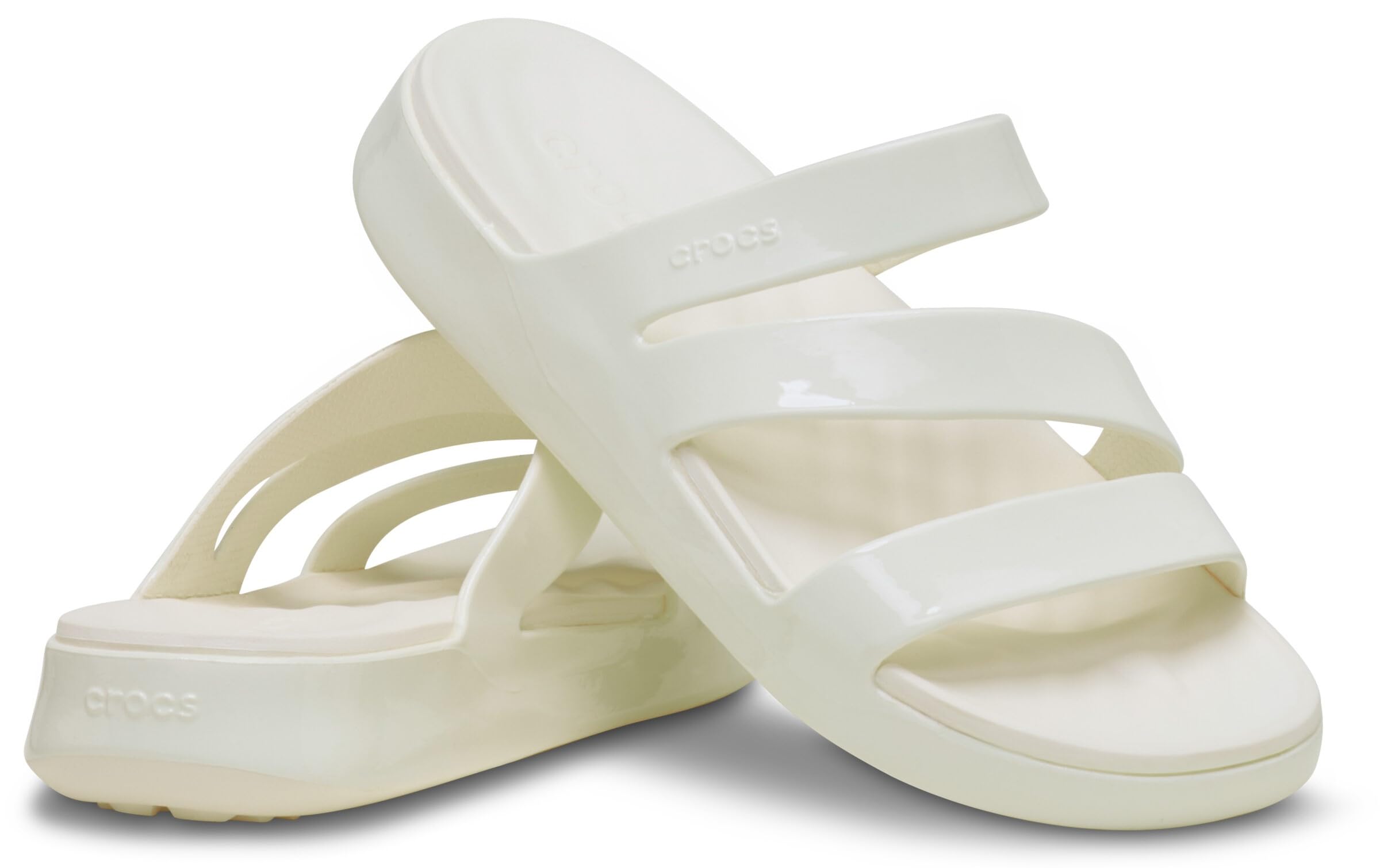 Crocs Kobiety Getaway Patent StrappyKlapki