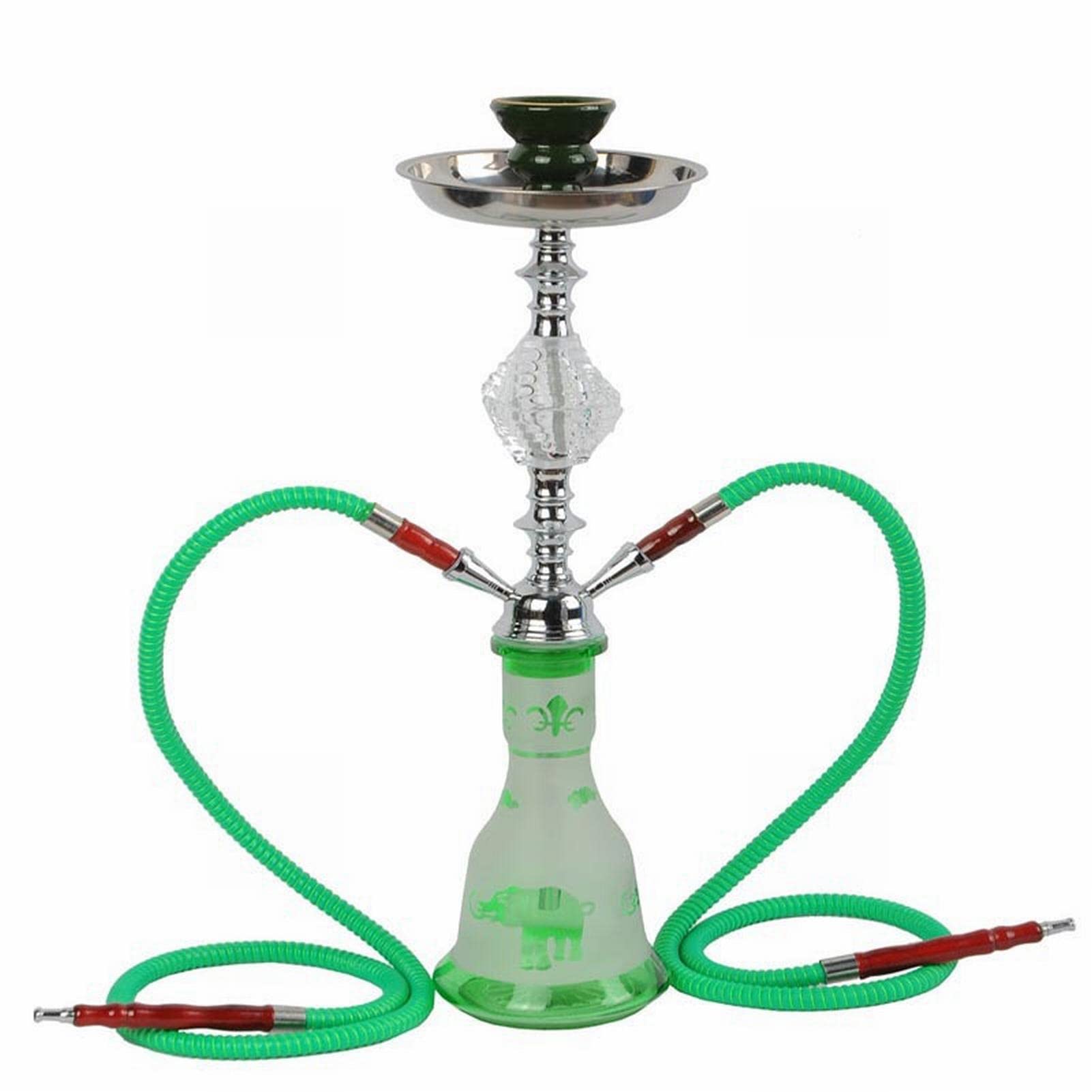 Shisha Set 60cm di lusso di lusso in vetro moderno narghilè facile da smontare e pulire la tazza del narghilè portatile imposta un regalo per i tuoi parenti e amici E