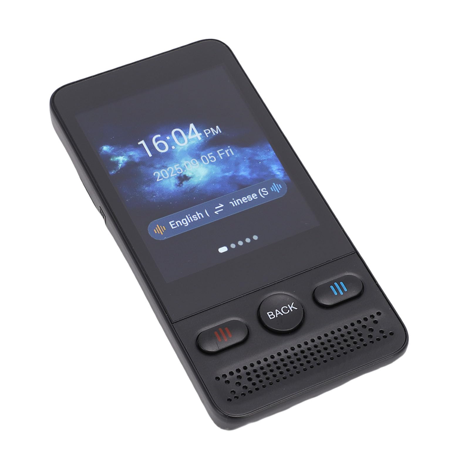 Tosuny Voice Translator Device, 2.8 Inch Screen with 5MP Camera Supports Online Offline Translation for 160 Languages, with Recording to Text Translation, for Business Learning Travel
