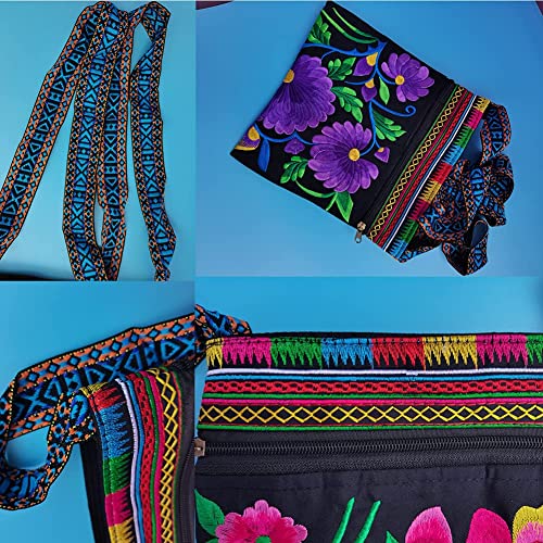 Hobo Crossbody Bag for women, Vintage Ethnic Tribal Embroidered Boho Hippie Tote Handbags Shoulder Purse4