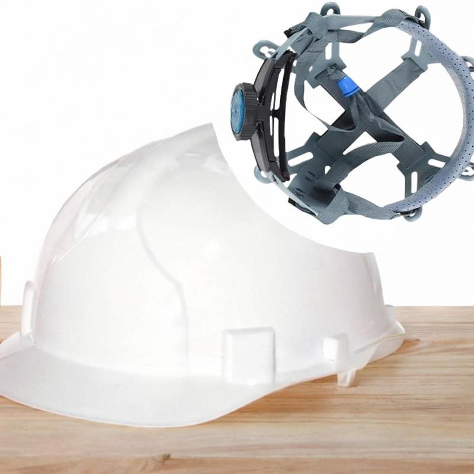 ????? 8 Point Hard Hat Replacement Suspension Directly Replace Lightweight Universal Anti Slip Construction Hard Hat Liner, Knob Adjustment