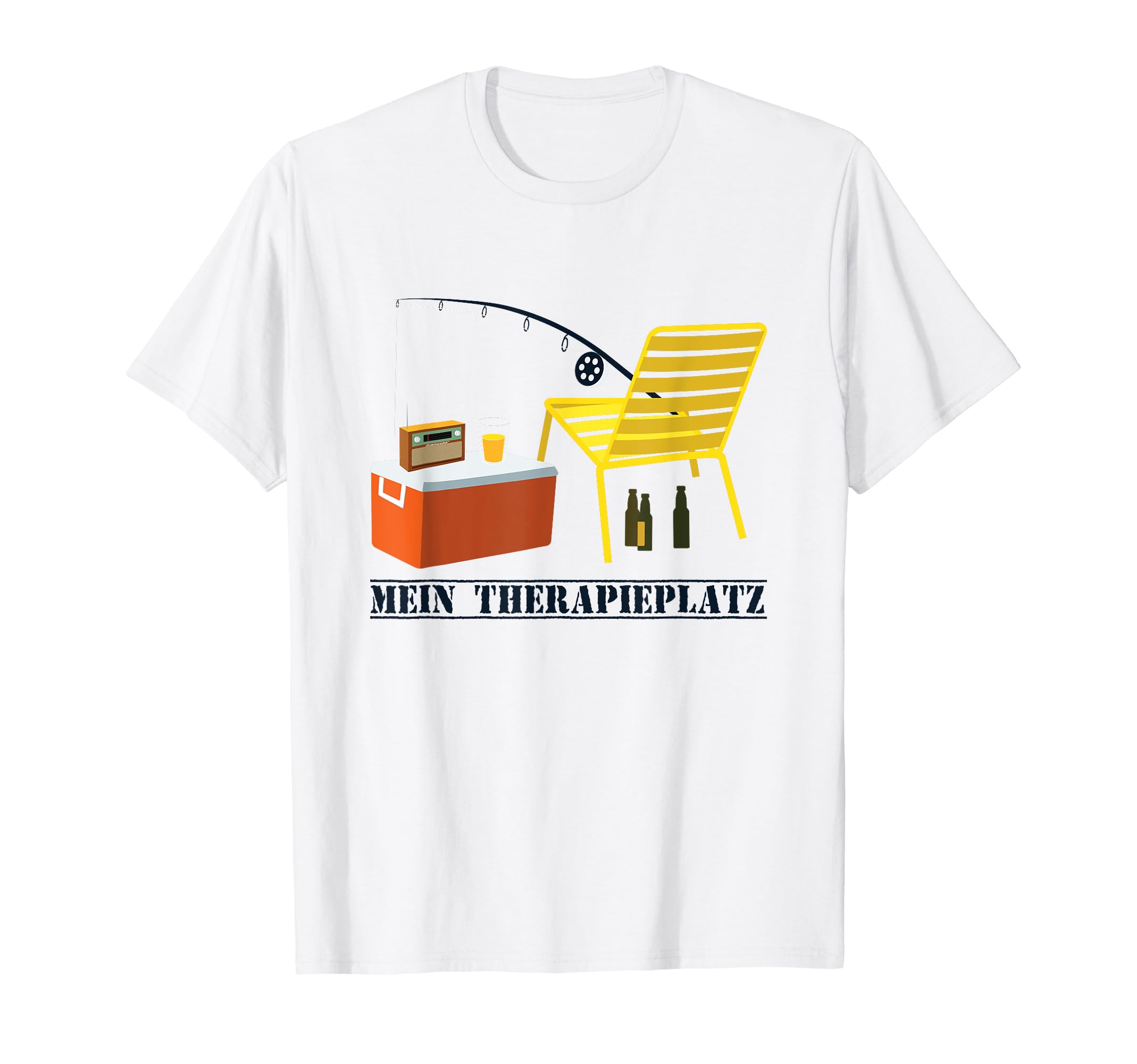 Angler Fishing Hook Fish Bait Vintage Design T-Shirt