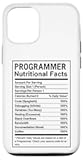 Funny Programmer Developer Nutrition Facts Men Women Coding Case for iPhone 12/12 Pro