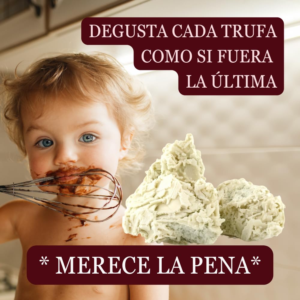 Caja de Chocolates para Regalar, 30 Trufas de Chocolate Belga, 5 de cada: Chili, Pistacho, Cookies, Pedro Ximenez, Whisky y Champagne, Bombones Belgas - Rocas de Chocolate ideal Caja Regalo Chocolate