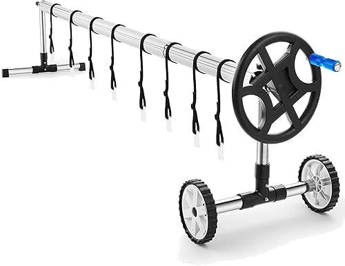 Carrete de cubierta solar de piscina de 14 pies fijado sobre la piscina de tierra, rodillo de aluminio de la cubierta de la natación disponible en Yaxa Colombia