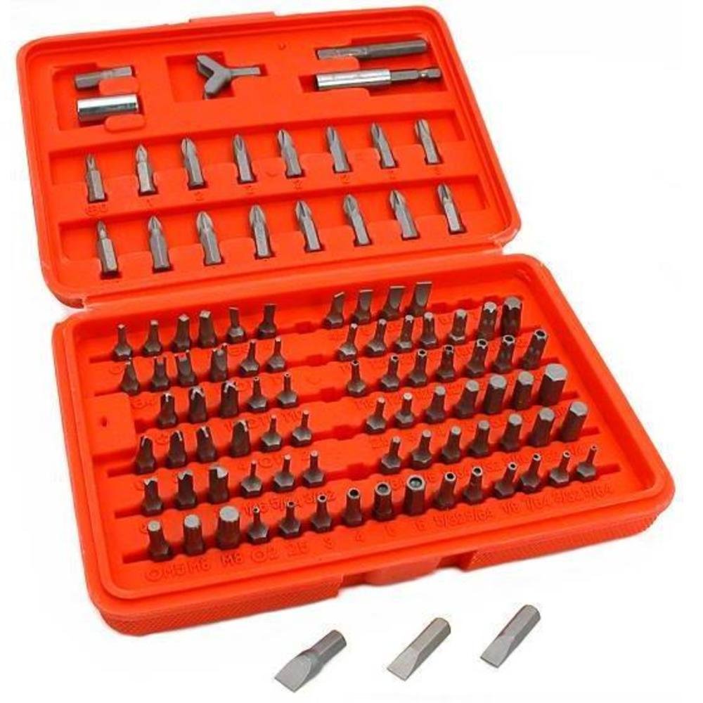 Coffret d'embouts de tournevis SE 19810 CV avec 100 pièces de vissage polyvalentes