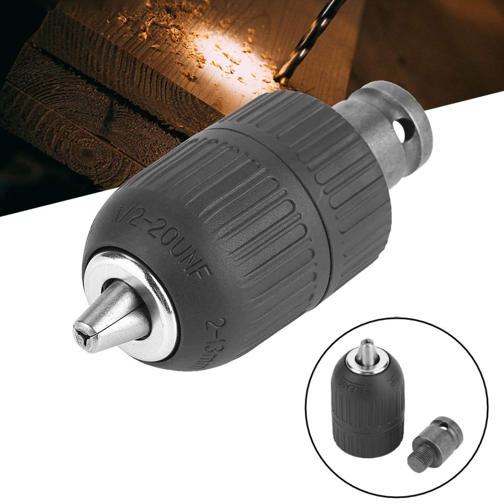 Drill Chuck, Heavy Duty 213mm Keyless Drill Chuck 1/2"20UNF with 1/2