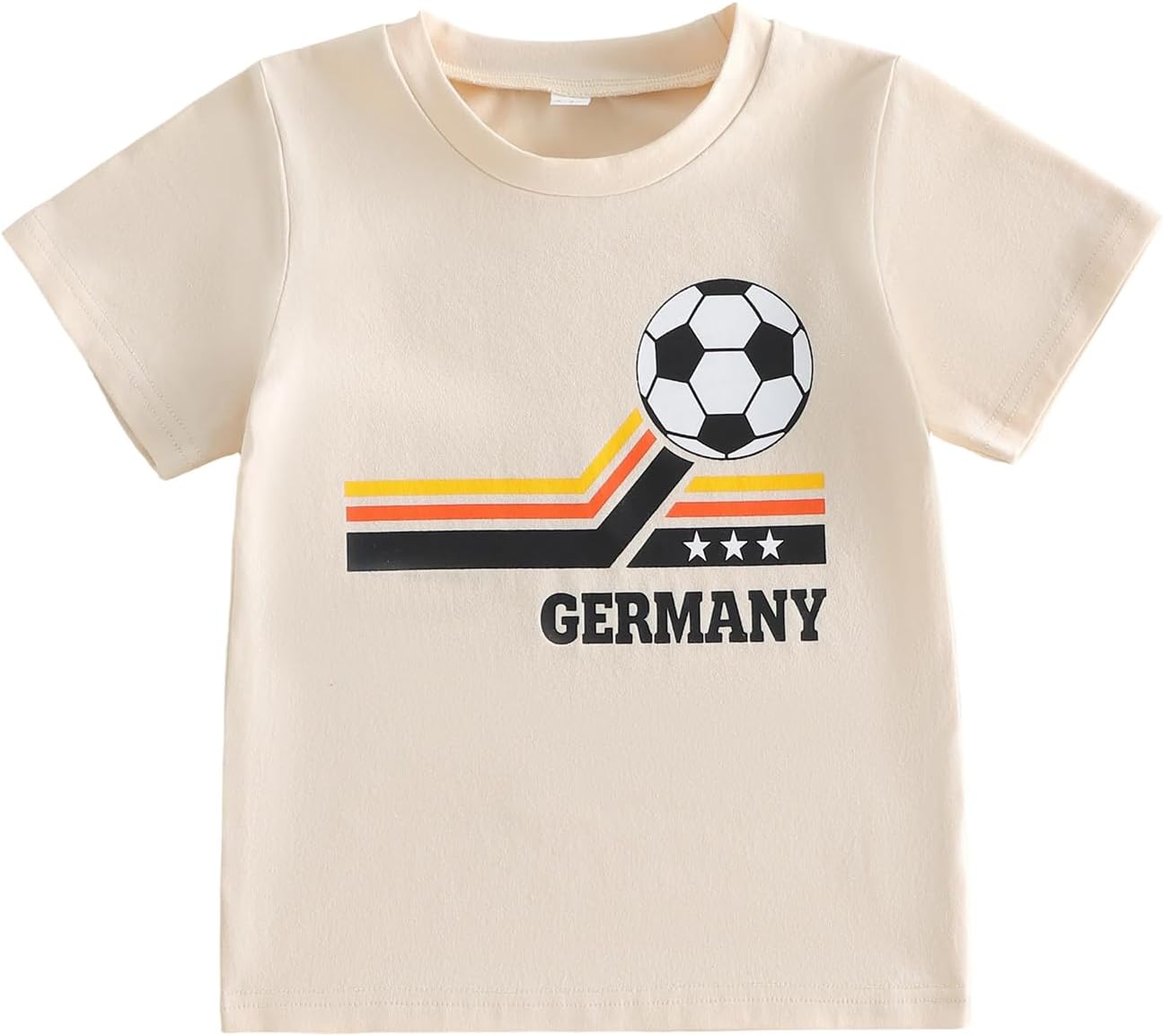 Toddler Boys Soccer Shirt Kids USA Germany Brazil Argentina Tee Top Striped Football T-Shirt 2026 Soccer Jersey
