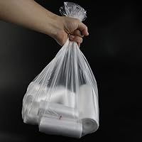 Vista 5 de Vababa Bolsas de basura altas transparentes de 13 galones, bolsas de basura, 225