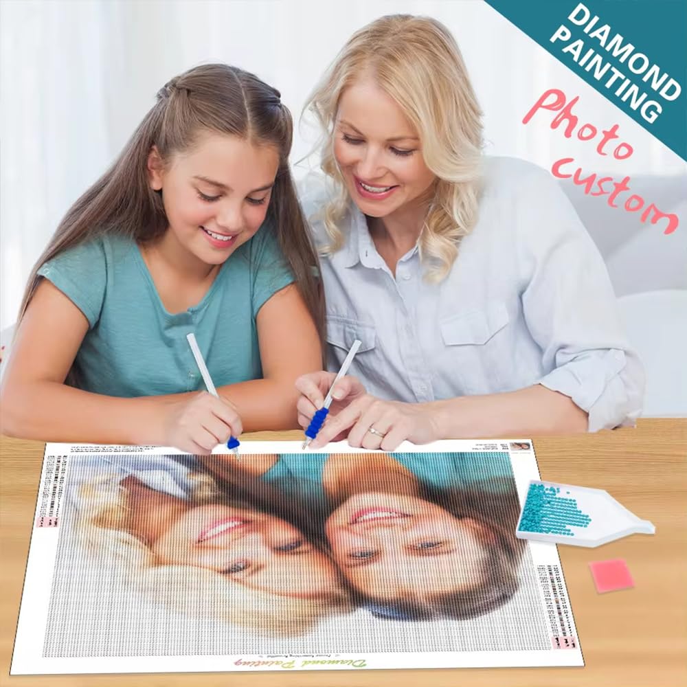 Tableau Diamant Personnalisé de Qualité Supérieure : Décoration 60x90