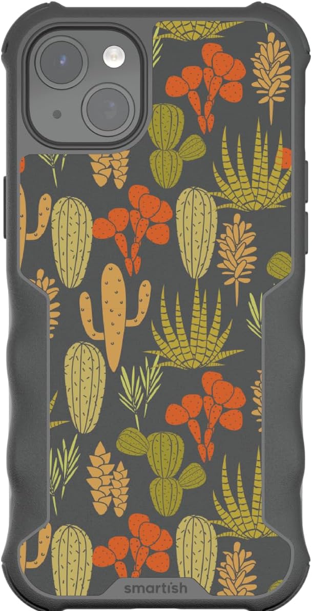 Smartish - Prickly Personality - iPhone 15 Plus MagSafe Armor Case - Gripzilla [Rugged & Tough] Heavy Duty Armor Case - Fits iPhone 15 Plus