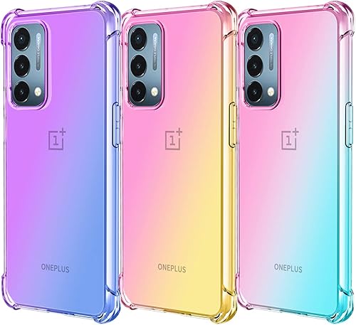 Miniatura 6 de Osophter Funda para Oneplus Nord N200 5G con 2 protectores de pantalla transparente esquinas reforzadas TPU absorción de golpes flexible para 1+Nord