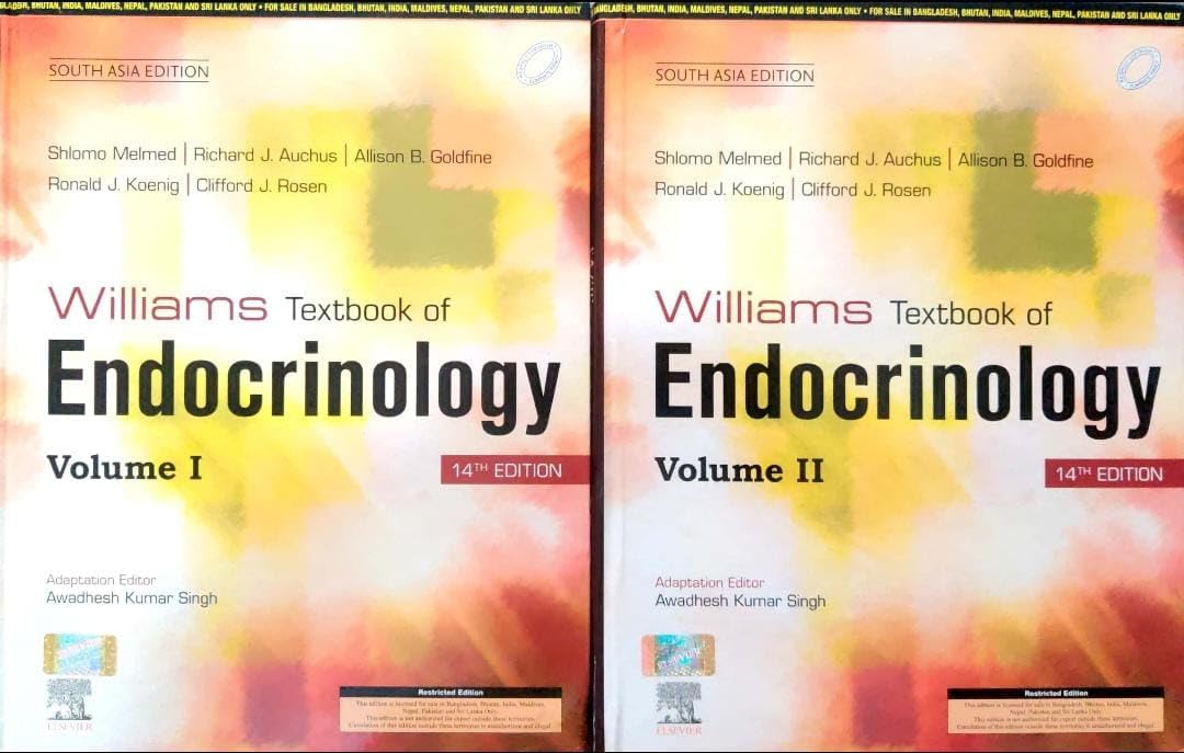 Buy Williams Textbook of Endocrinology 14 South Asia Edition (Set