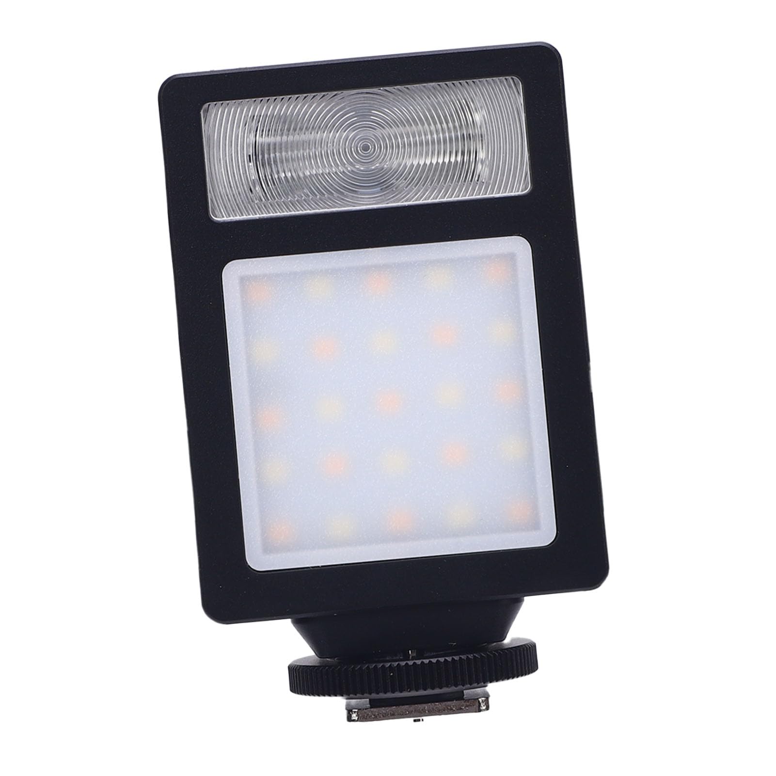 Luce Video a LED, Luce della Fotocamera Portatile, Illuminazione Fotografica CRI95 + 2500-9000K con Supporto per Scarpe Calde per Selfie, Streaming Dal Vivo, Ricaricabile da 1200 MAh