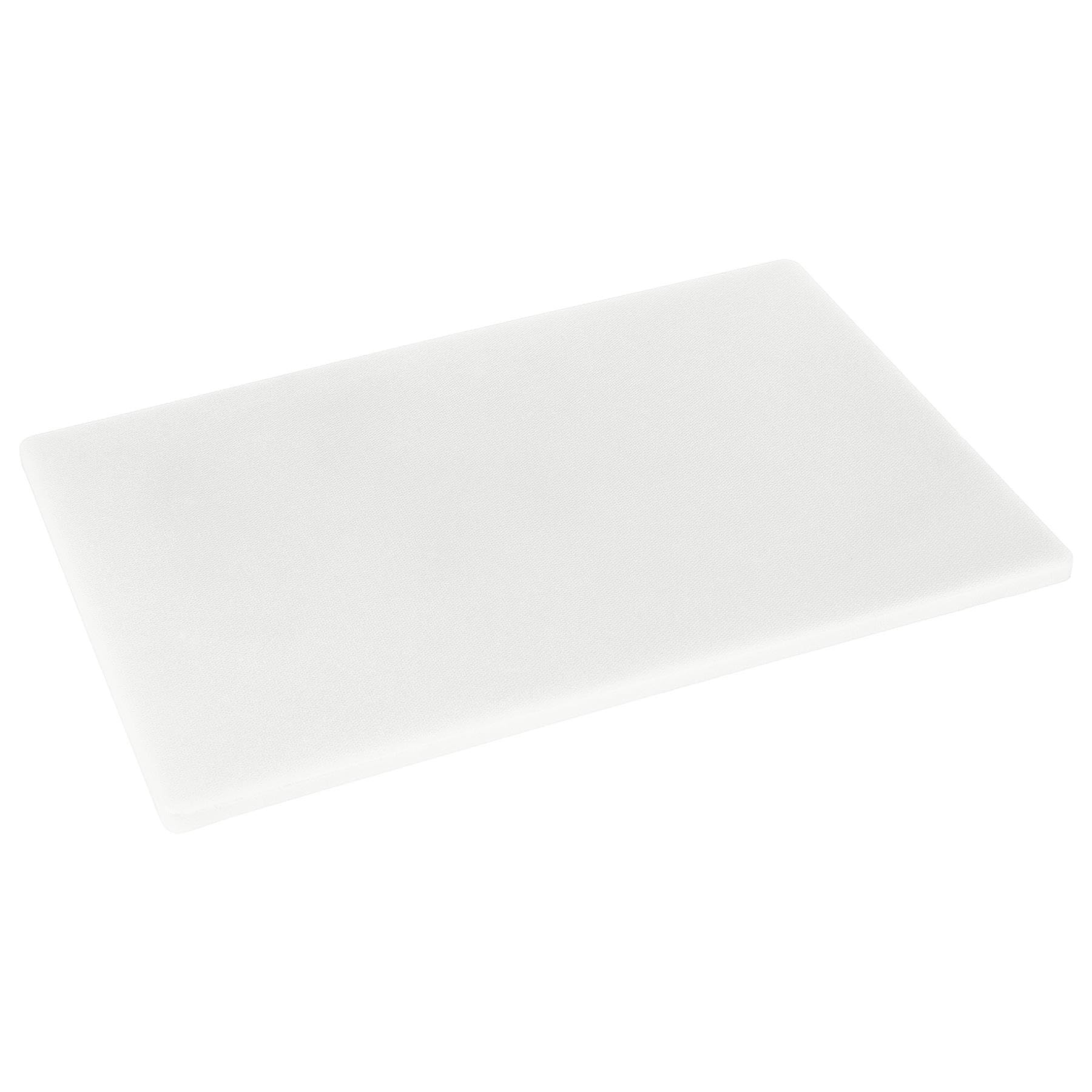 Argon Tableware White (Bakery & Dairy) Plastic Chopping Board - White - 45Cm X 30Cm - Thick Colour Coded Kitchen Professional Catering Cutting Block Mat For Bread, Bakery And Dairy