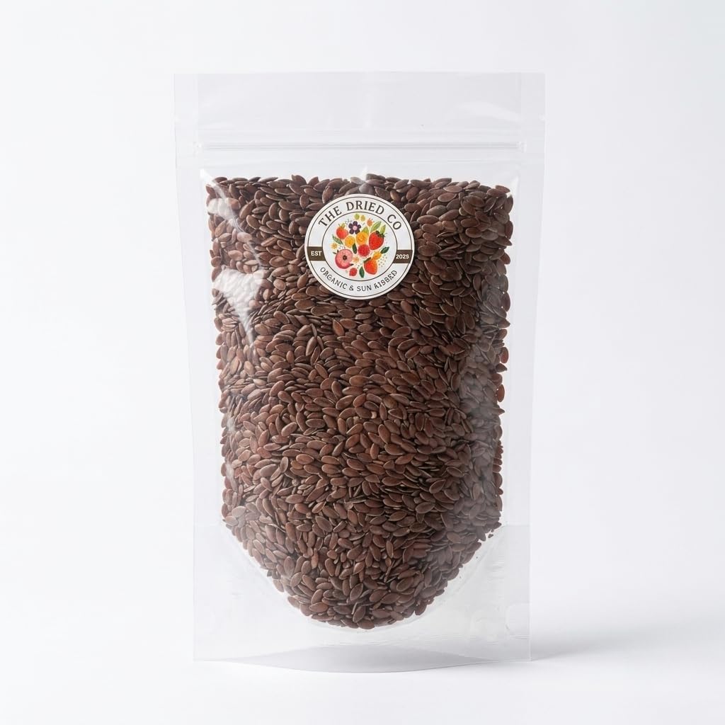 The Dried Co. Flax + Watermelon Seeds - Raw 2-in-1 Seed Blend | Non-GMO Superfood Blend Rich in Heart-Healthy Lignans, Protein | Great for Smoothies, Baking & Snacking | Pack of 2x100g (100g Each) — Amazon image 3