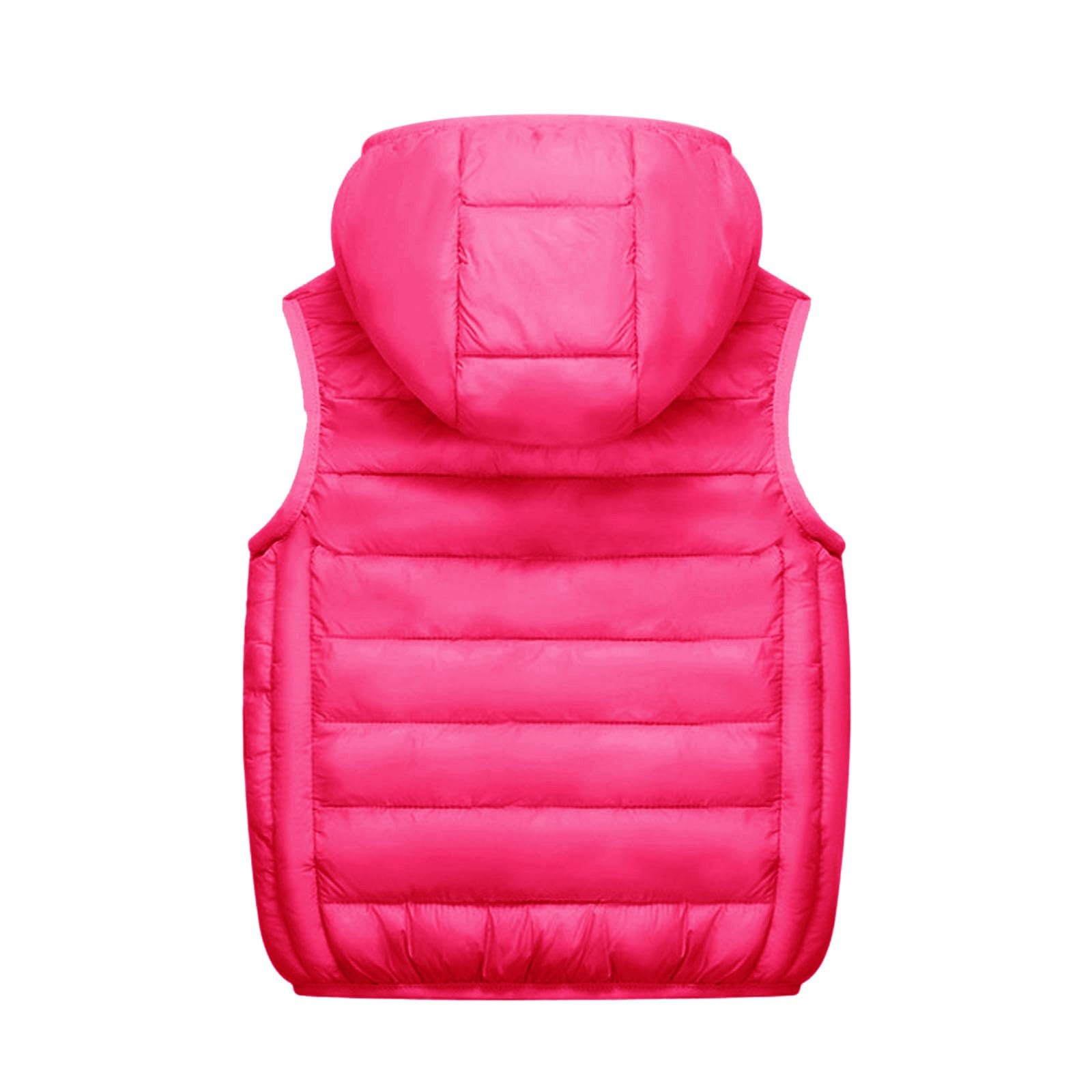 Gilet imbottito per bambini con strato termico senza maniche caldo