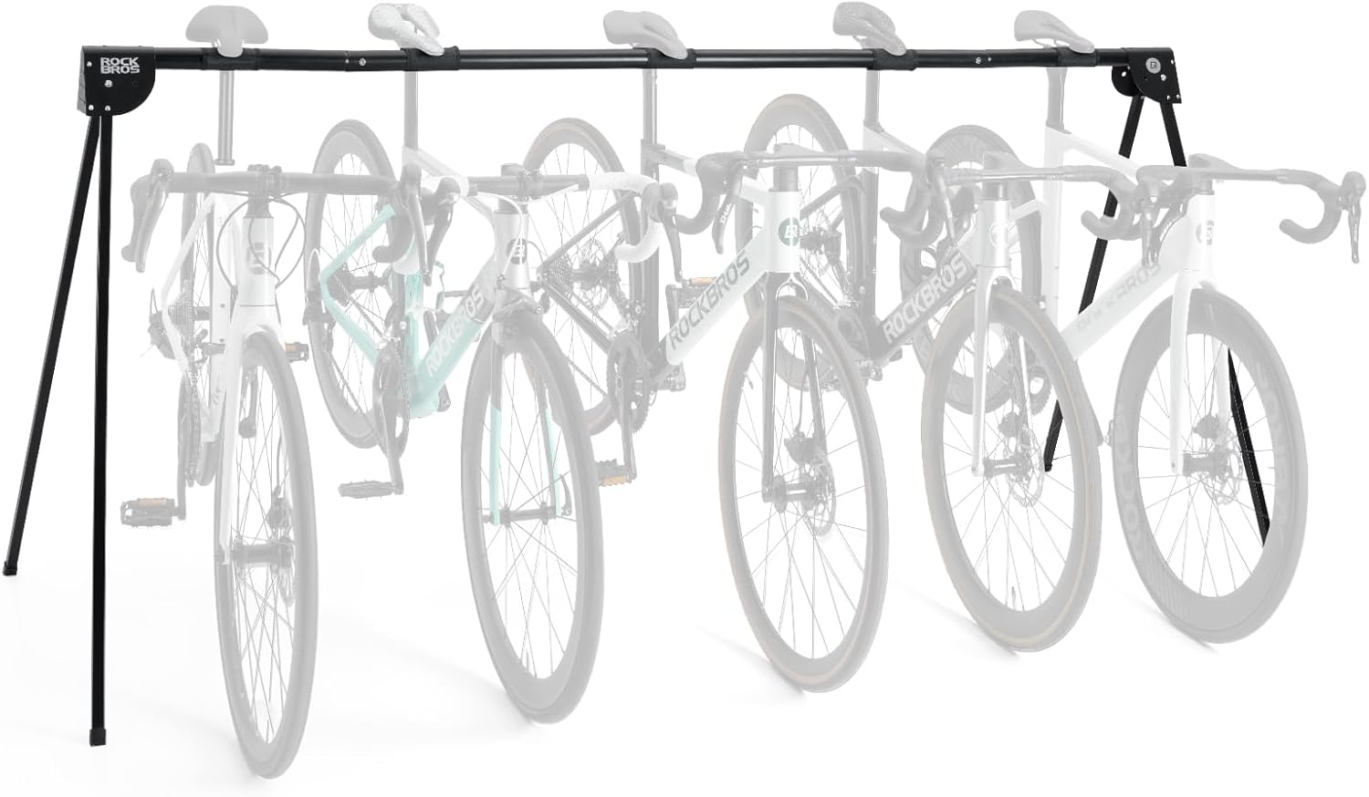 ROCKBROS Bikes Stand Rack 3/5 - Portable Bike Storage Parking Racks Indoor/Outdoor Bicycle Stand for Parking Mountain Road Hybrid Bike