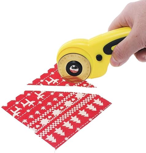 Miniatura 4 de AUTOTOOLHOME Cuchillas de corte rotativas de titanio de 1.772 in, paquete de 10 unidades de repuesto para acolchados, álbumes de recortes, costura,