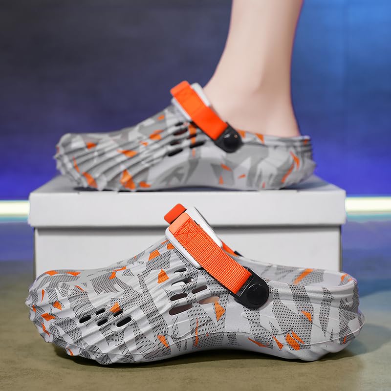 Image of Men's outdoor sports sandals summer water beach shoes casual slippers lightweight breathable