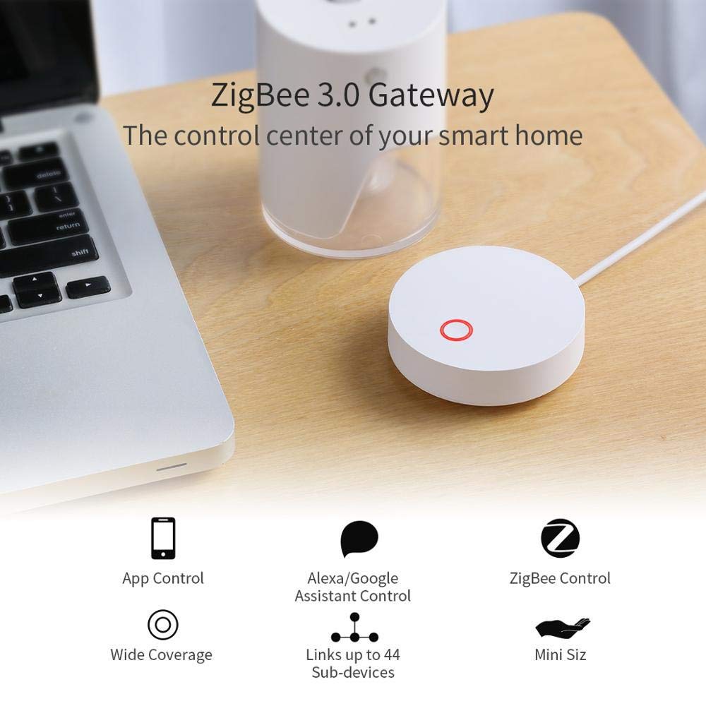 Smart Tuya ZigBee Hub Gateway Smart Home Bridge Smart Life APP Control remoto inalámbrico Trabajo con sensores Tuya Zigbee