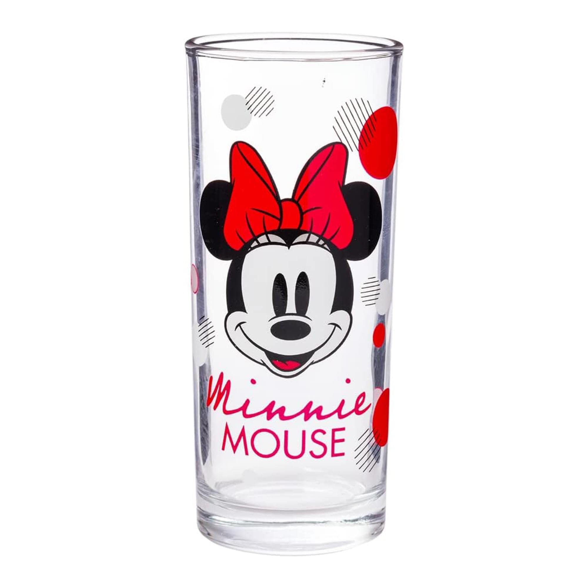 Amazon.com | Silver Buffalo Disney Minnie Red Stripe Dots 4