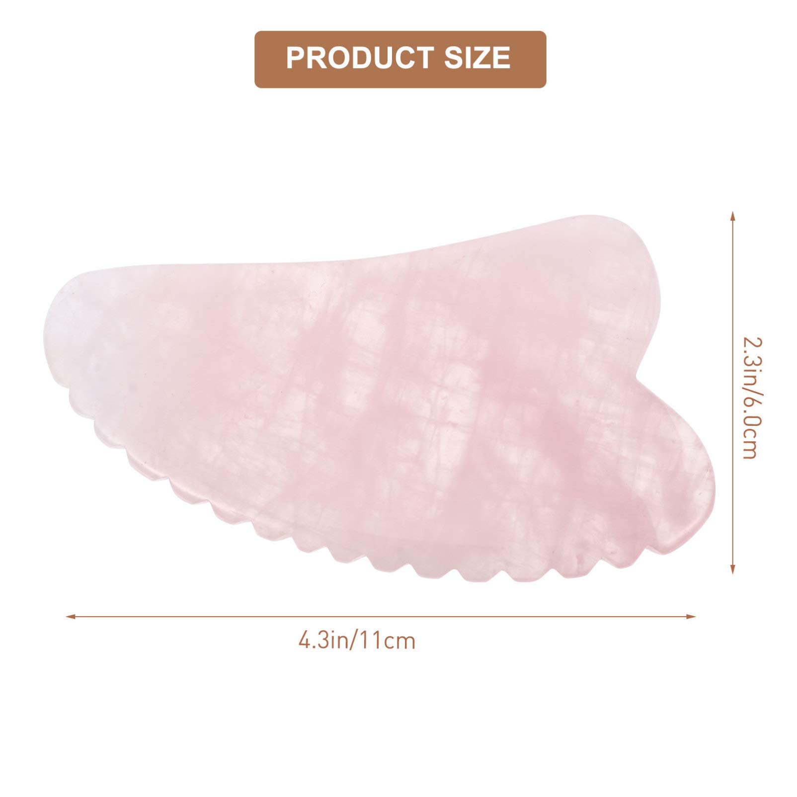 Gatuida 3pezzi Raschietto Guasha Naturale Per Massaggio Strumento Di Scraping Pratico Per Sollievo Muscolare e Dolori Utilizzabile Su Collo Viso Schiena Spalle Gambe e Piedi