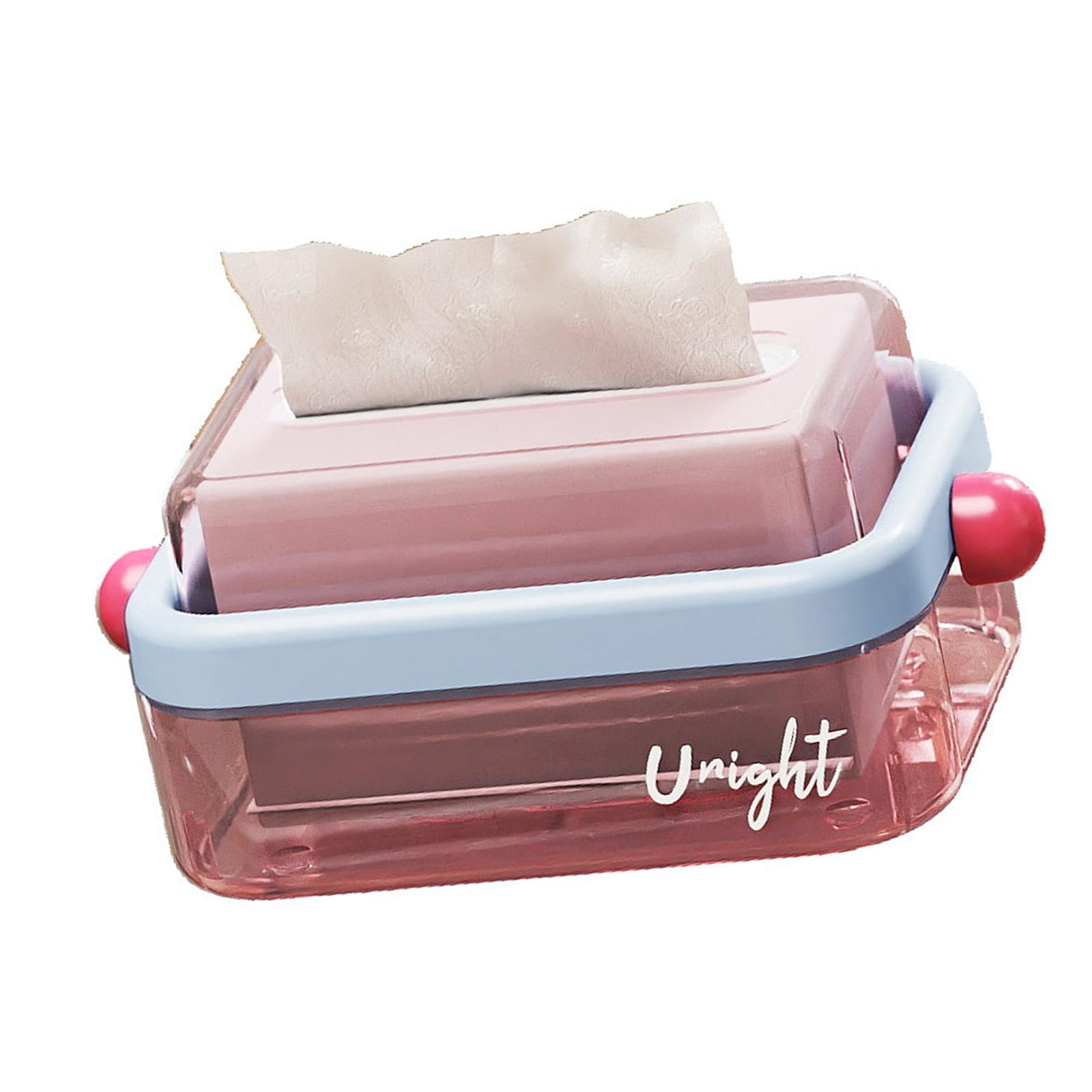 Modern Lift Function Tissue Dispenser Multipurpose Storage Container for Kitchen Countertops Bathroom Conceit Organization Kitchen Countertop Storage