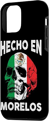 Vista 29 de iPhone 13 Pro Max Hecho en Morelos México - Bandera mexicana - Funda Morelos