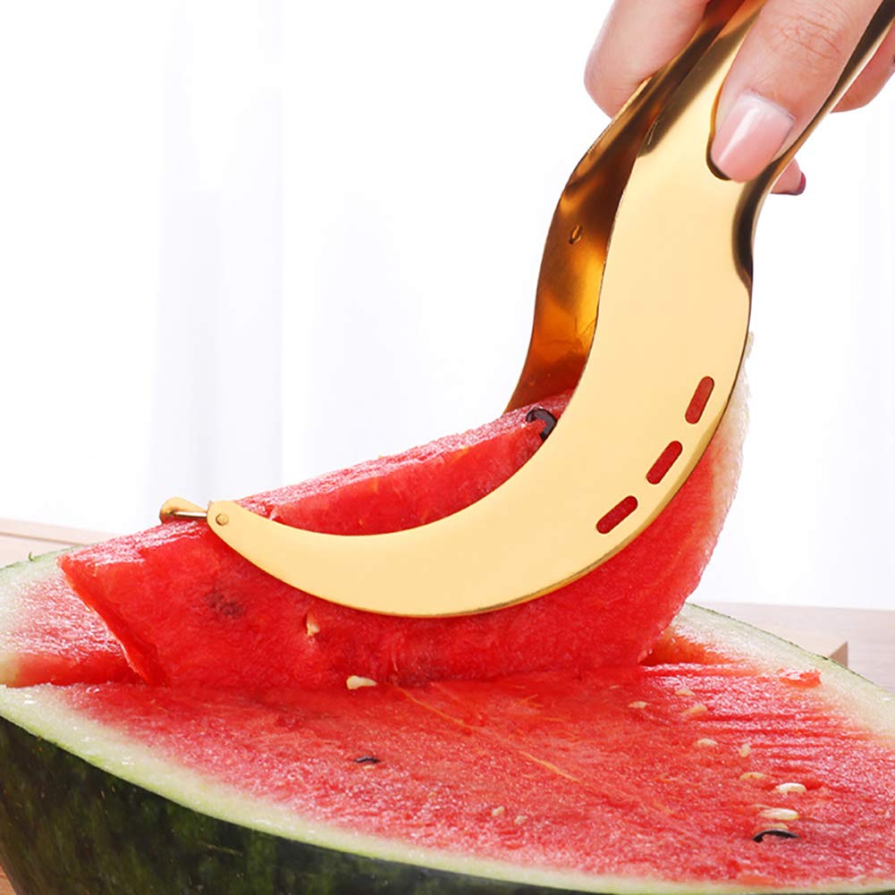 Wassermelonenmesser Edelstahl - Multifunktional Für Obst 20,5cm (0,5mm)