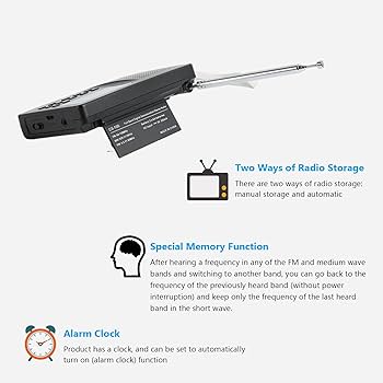 (値下げ)視覚障害者・高齢者向け AM/FM/TVラジオ　説明書付き 視覚障害者・高齢者向け AM/FM/TVラジオ