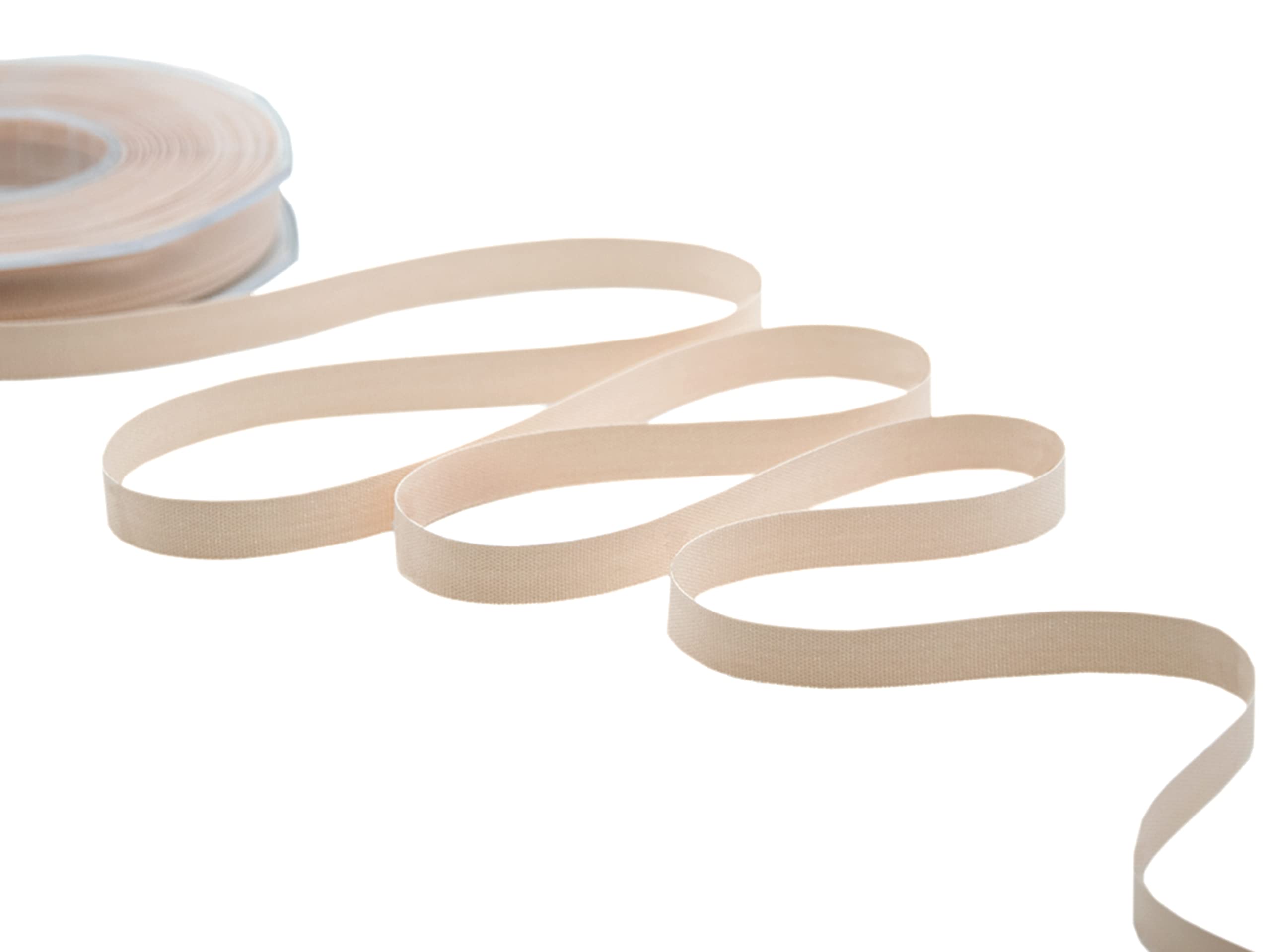Furlanis Ribbon, Polycotton, Powder Pink, 10 mm x 25 m