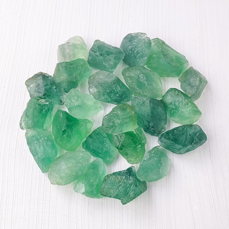 WHZHDMA Bulk Natural Crystal Rough Stone Natural Green Fluorite Aroma Stone Aroma Expanding Stone Flowerpot Fishbowl Decoration Crystal Ornament Rocks Stones and Crystals