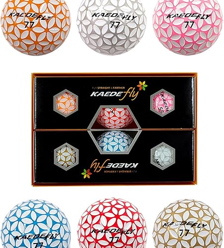 Miniatura 9 de Pelotas de golf de distancia (media docena) 2 tonos de colores 6 bolas