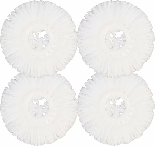 Cabezal de fregona para fregona Hurricane Spin Mop de microfibra para recambios de fregona mágica de 360 Spin de tamaño estándar, almohadillas