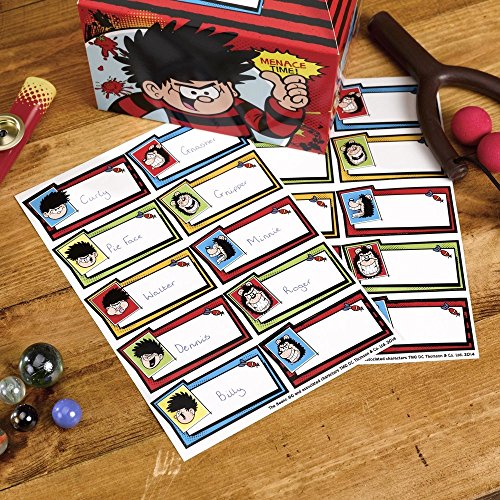 Beano Dennis il minaccia - Targhette adesive per