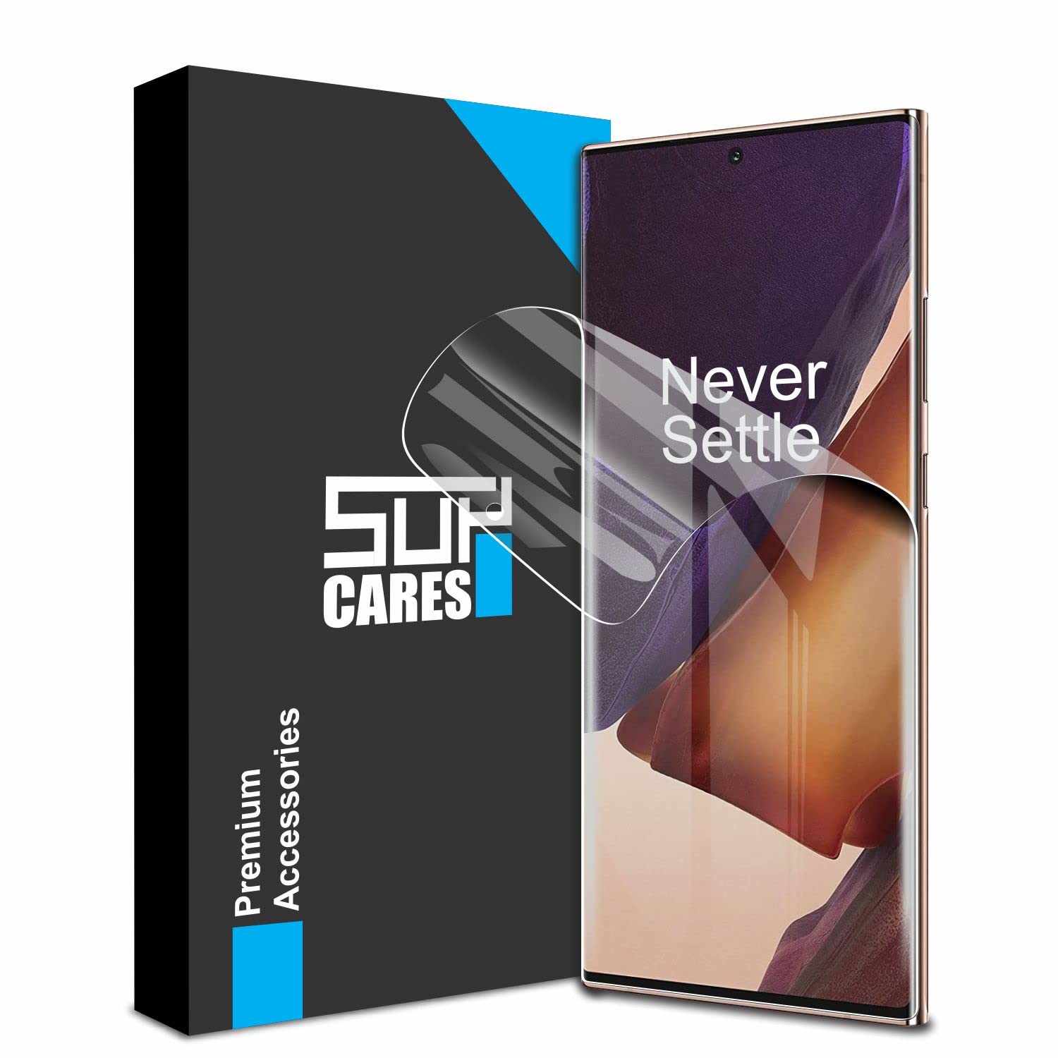 SupCares TPU Unbreakable Membrane Screen Protector for Samsung Galaxy Note 20 Ultra 5G (6.9 Inch) With Easy Self Installation Kit | Transparent (B0C3DBGXFD) Amazon Price History, Amazon Price Tracker