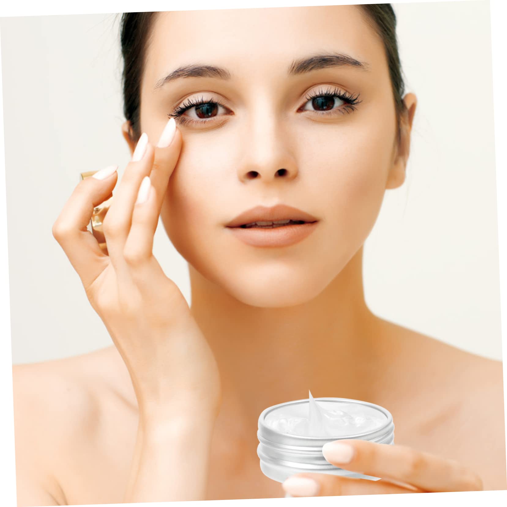 HOMOCONO 24pcs Aluminum Round Tins Screw Lid Multi-Purpose Containers for Candles Cosmetics Beads Storage Jars for Crafting and Organization