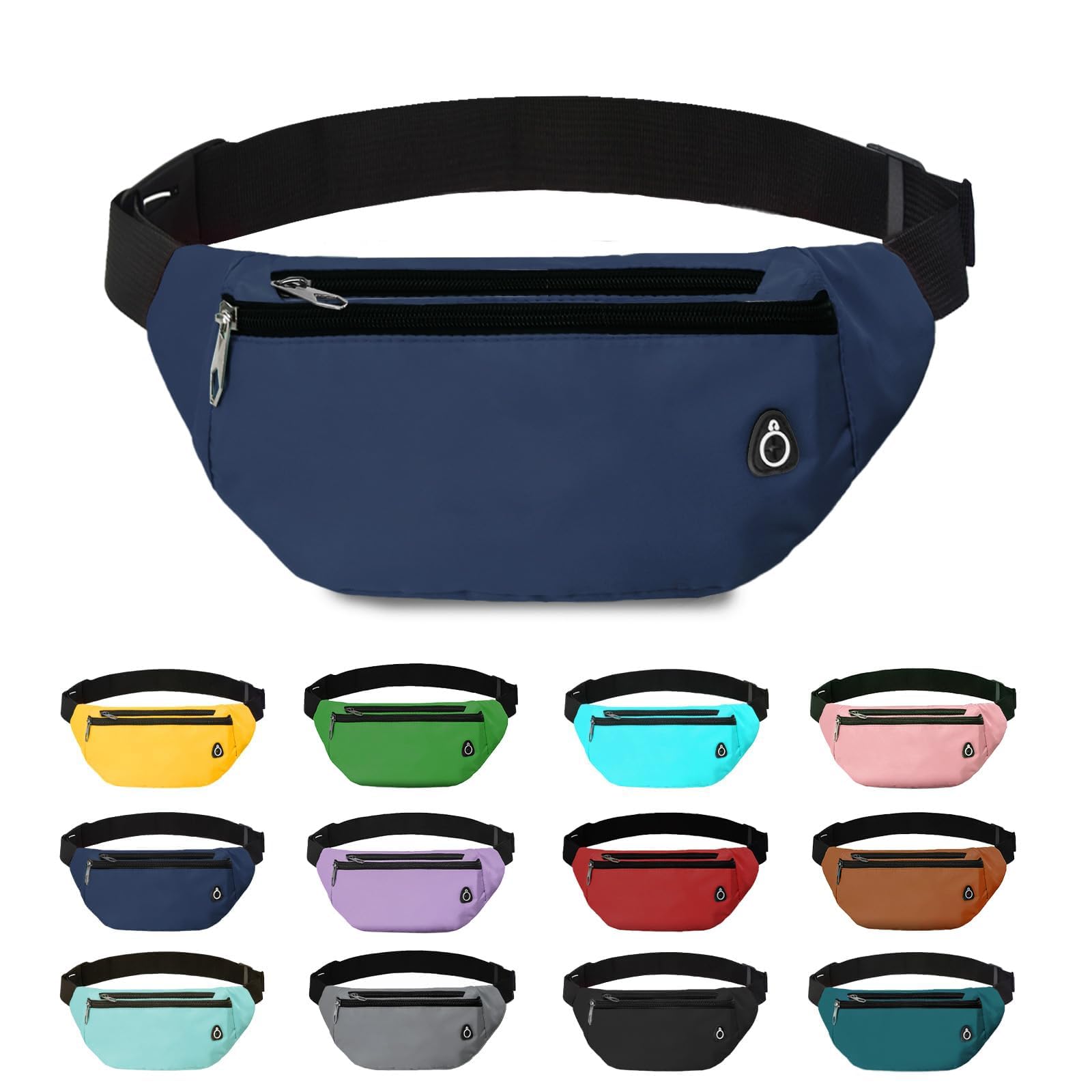 Rosoz Bauchtasche, Gürteltasche Damen Bauchtasche Herren Geschenke Sport Hüfttaschen für Outdoor Reise Laufen Fahrrad