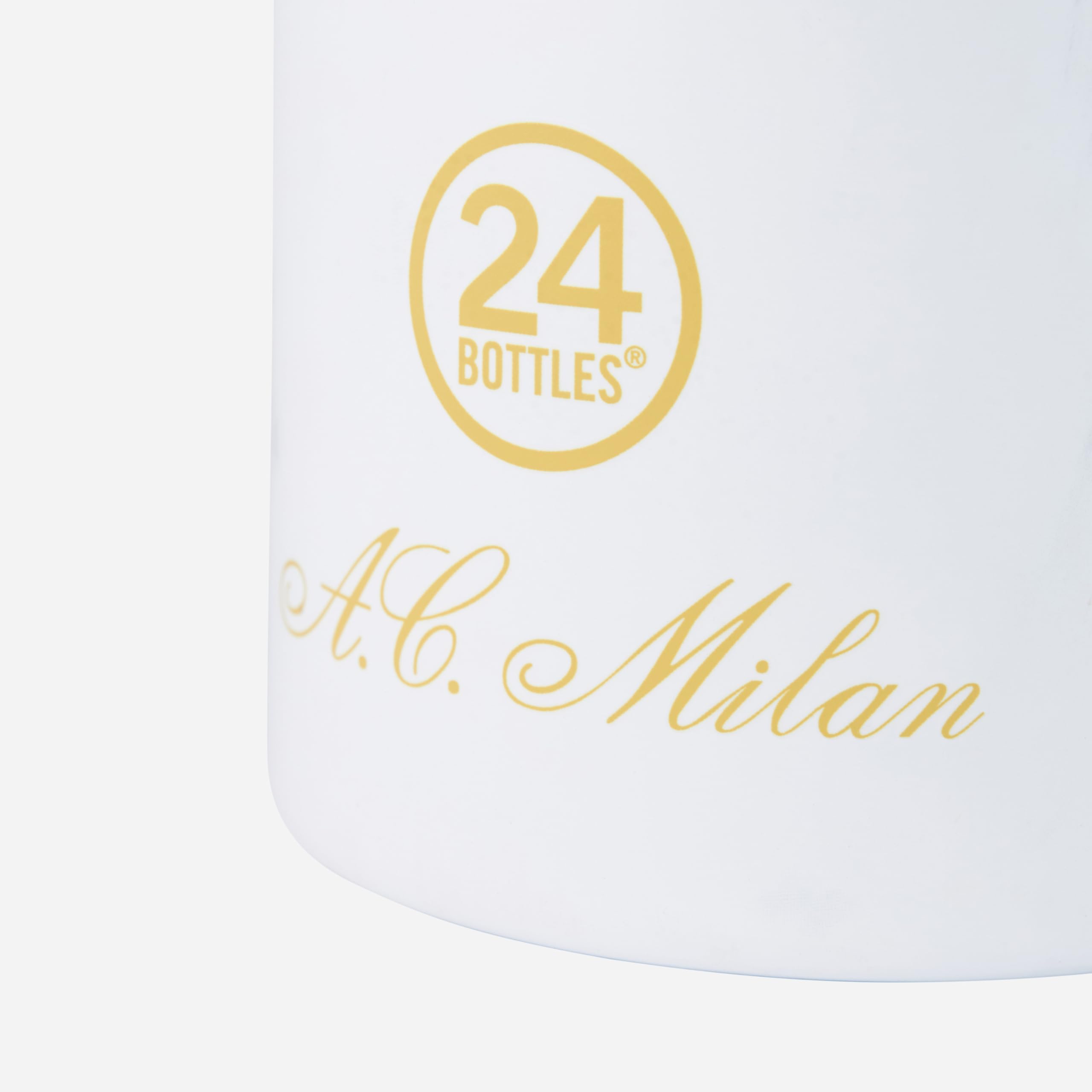 AC Milan Borraccia Termica Celebrativa del 125° Anniversario da 500ml, Tappo Ermetico, per Bevande calde o fredde, 24 Bottles