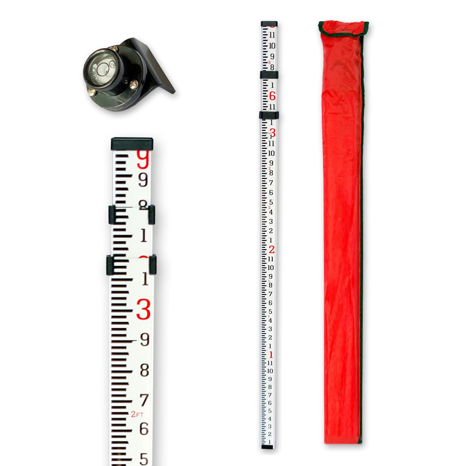 9-Foot Aluminum Grade Rod - Survey Pole -1