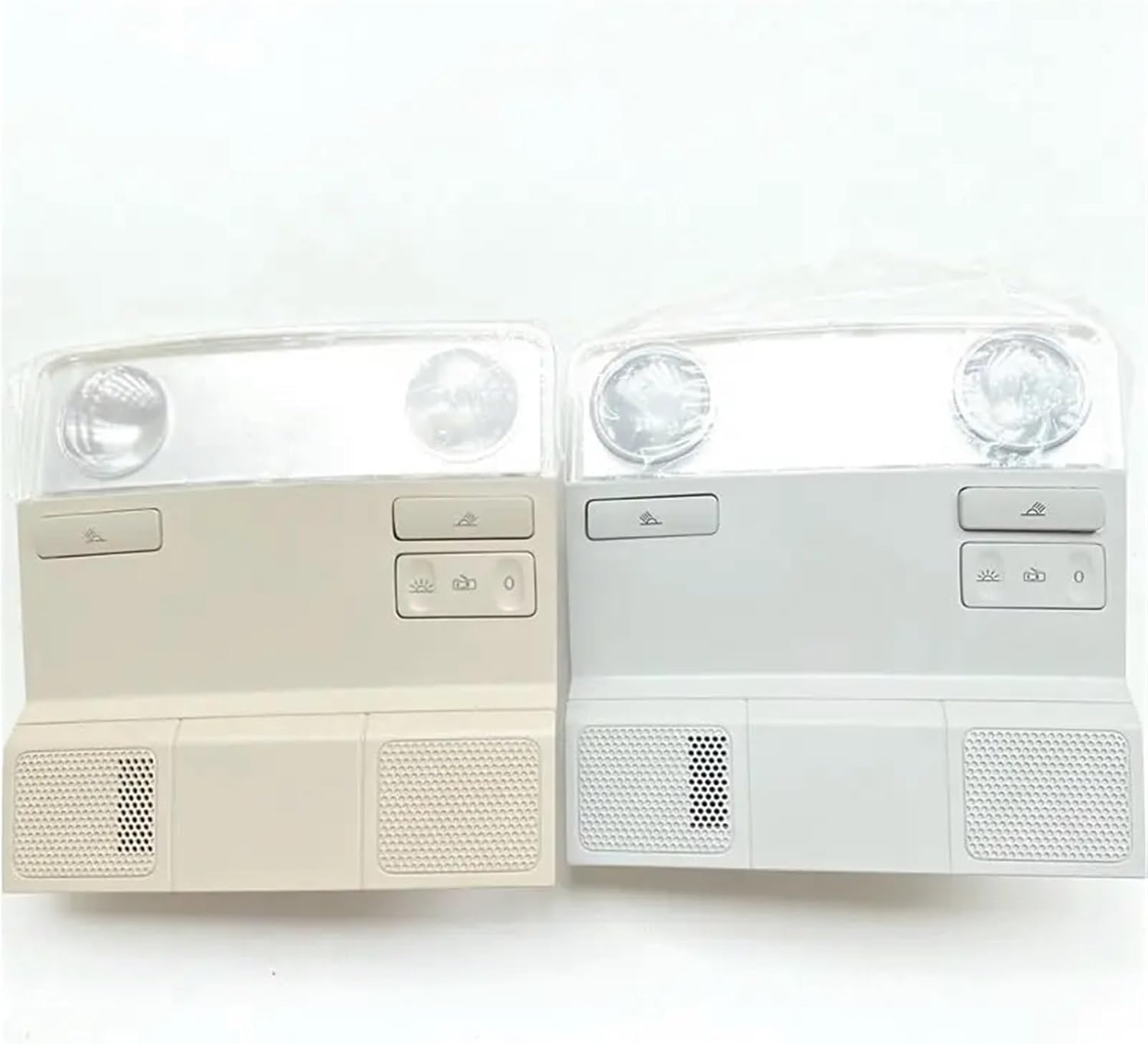Dome Light Front Ceiling Lamp Reading Light Interior Roof Lamp Compatible with VW Golf 5 6/ Tiguan Passat B6 Compatible with Skoda/Yeti Superb/Octavia(5 Wires Silver Only Right)