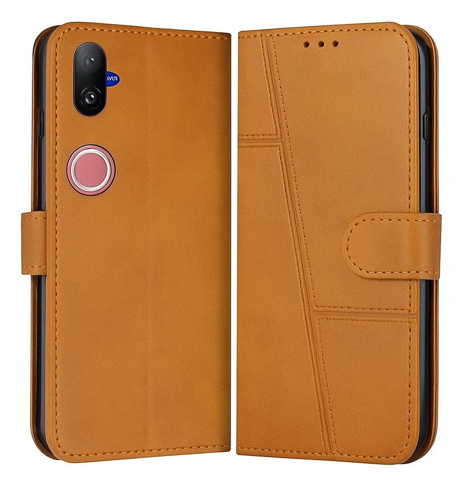 Image of for Vivo T4R 5G / iQOO Z10R 5G / Vivo V50e 5G / Vivo V50 5G Flip Cover Leather Finish | Inside TPU with Card Pockets | Wallet Stand | Complete Protection Flip Case