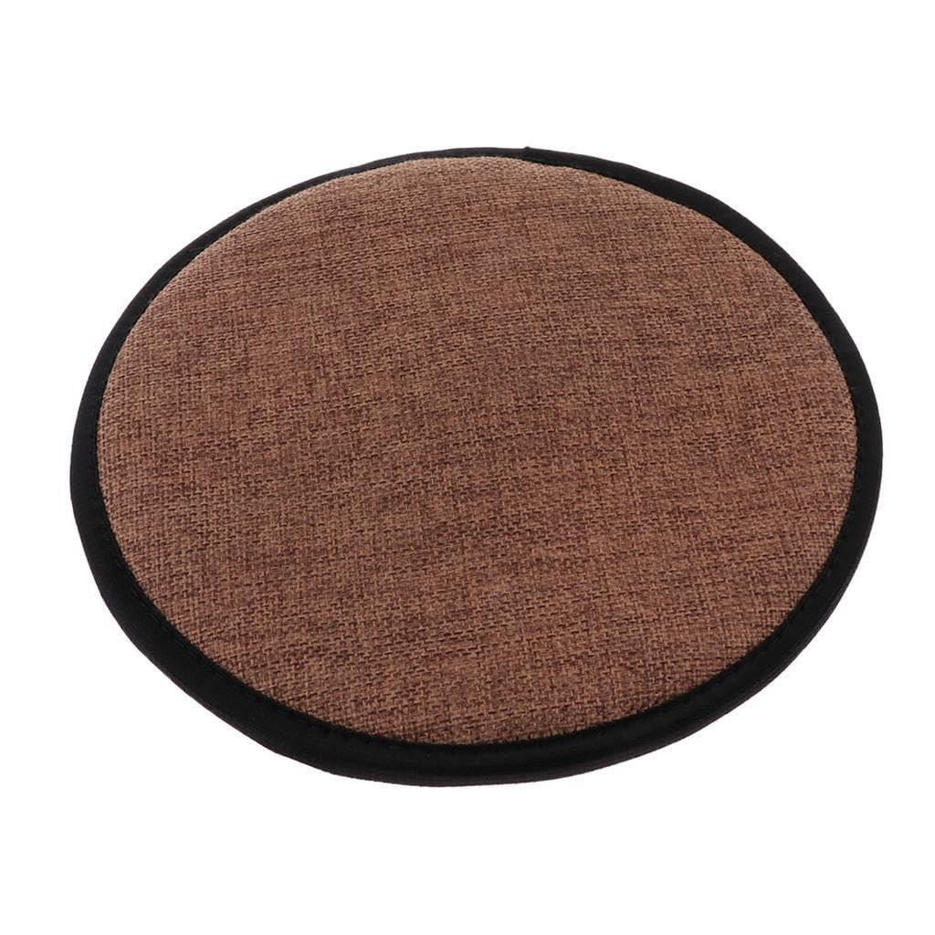 LIXSAZSE Dining Chair Pads And Square Chair Cushion Stylish Cotton Seat Pads Non Skid Backing Any Seating Arrangement Office Cushion Round Dining Seat Pad, Round 28cm