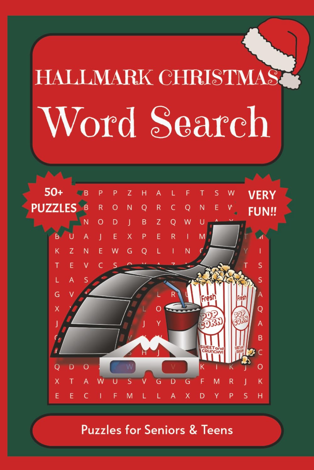 Hallmark Christmas Word Search: Puzzle Book Perfect for a Christmas Gift (6x9) inches