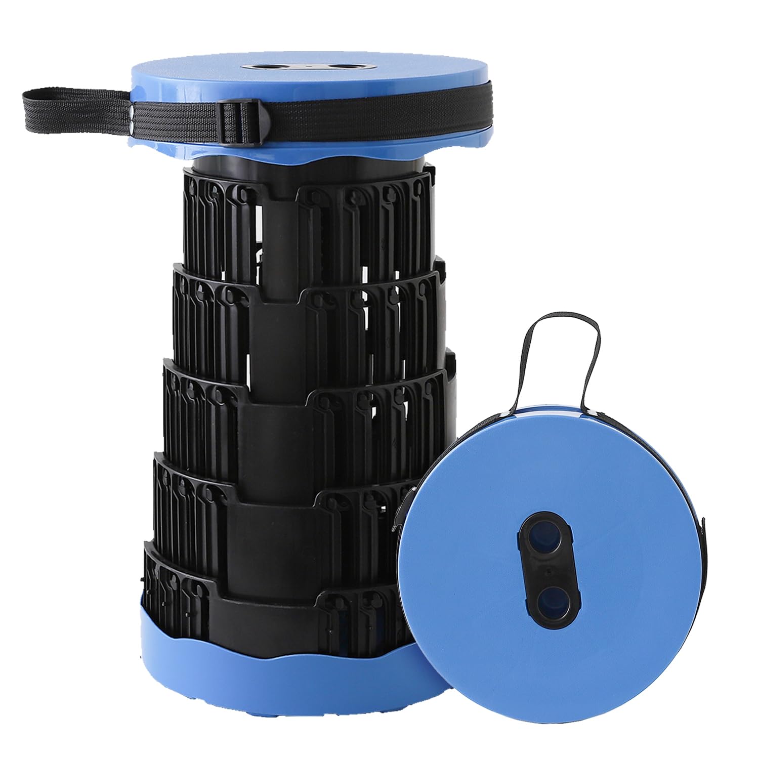 Kuber Industries Pack of 3 Telescopic Stool | Collapsible Camping Stool | Foldable Stool for Adults | Stool for Outdoor-Fishing-Hiking-Gardening-Travel | Portable Stool | KXM-2311A | Blue (B0D1VJSD9P) Amazon Price History, Amazon Price Tracker