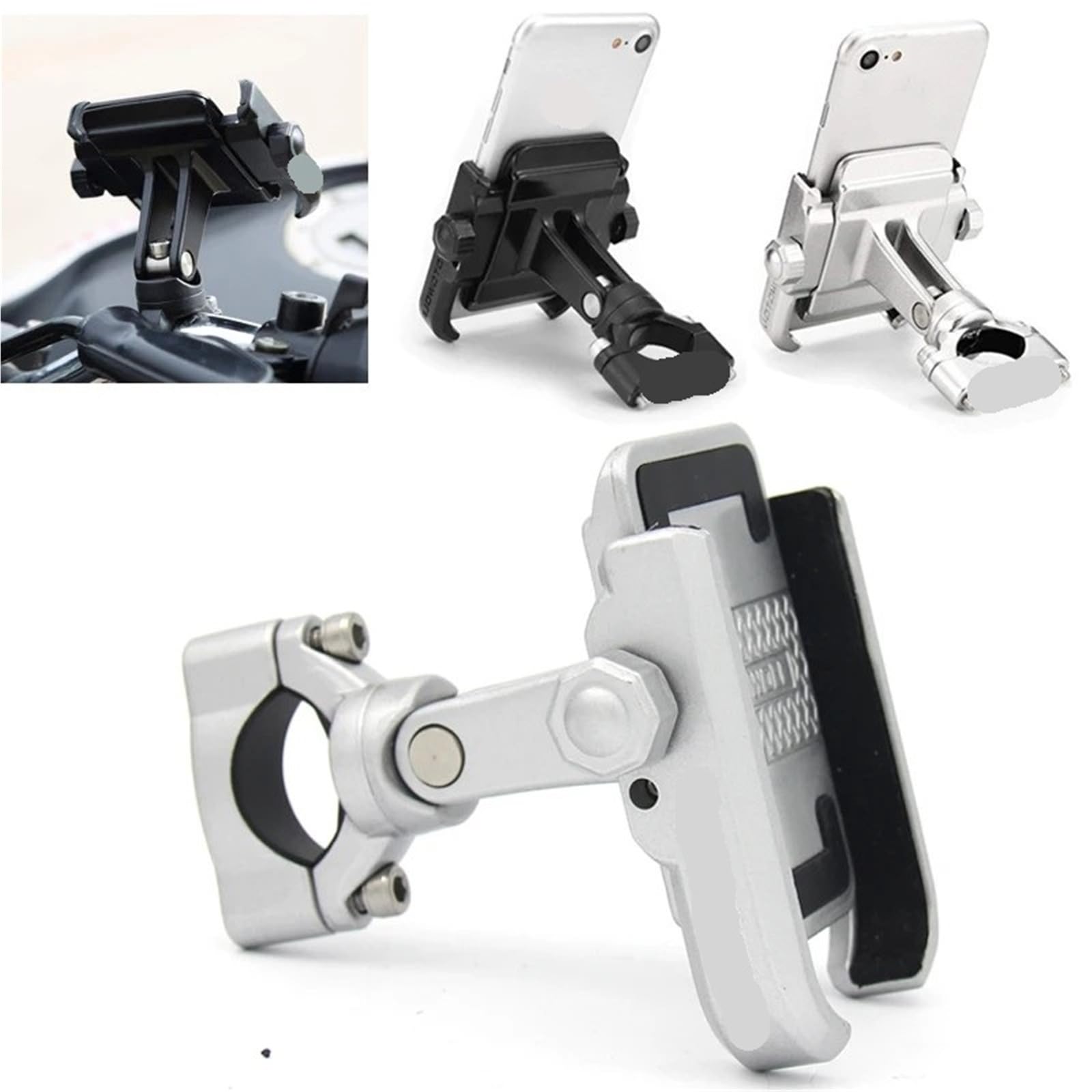 Porta Cellulare 360° Ruotabile per Manubrio Supporto Universale Per Telefono Cellulare Per Motocicletta Girevole Per BMW Per R1200GS LC R NINE T 13-17