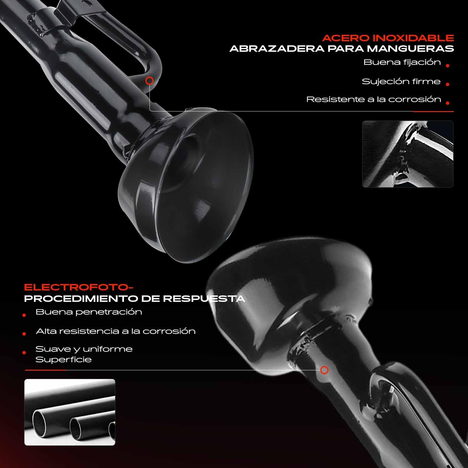 Frankberg Tubo de llenado de combustible cuello de llenado 17221JD000 | Compatible con: Qashqai +2 I J10 NJ10 JJ10E
